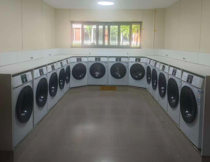 【校园落地案例】杭州电子科技职业学院自助洗衣房项目，商用扫码洗衣机 + 吹风机 + 校园饮水机全套解决方案