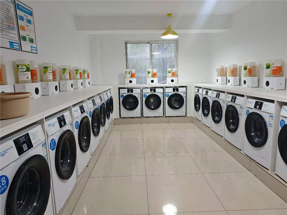 【实景实拍】圣瀚洗衣房落地案例，TCL 扫码商用洗衣机 + 共享吹风机 + 校园商用饮水一体化配套方案